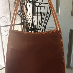 GUCCI Vintage Brown Leather Purse.
